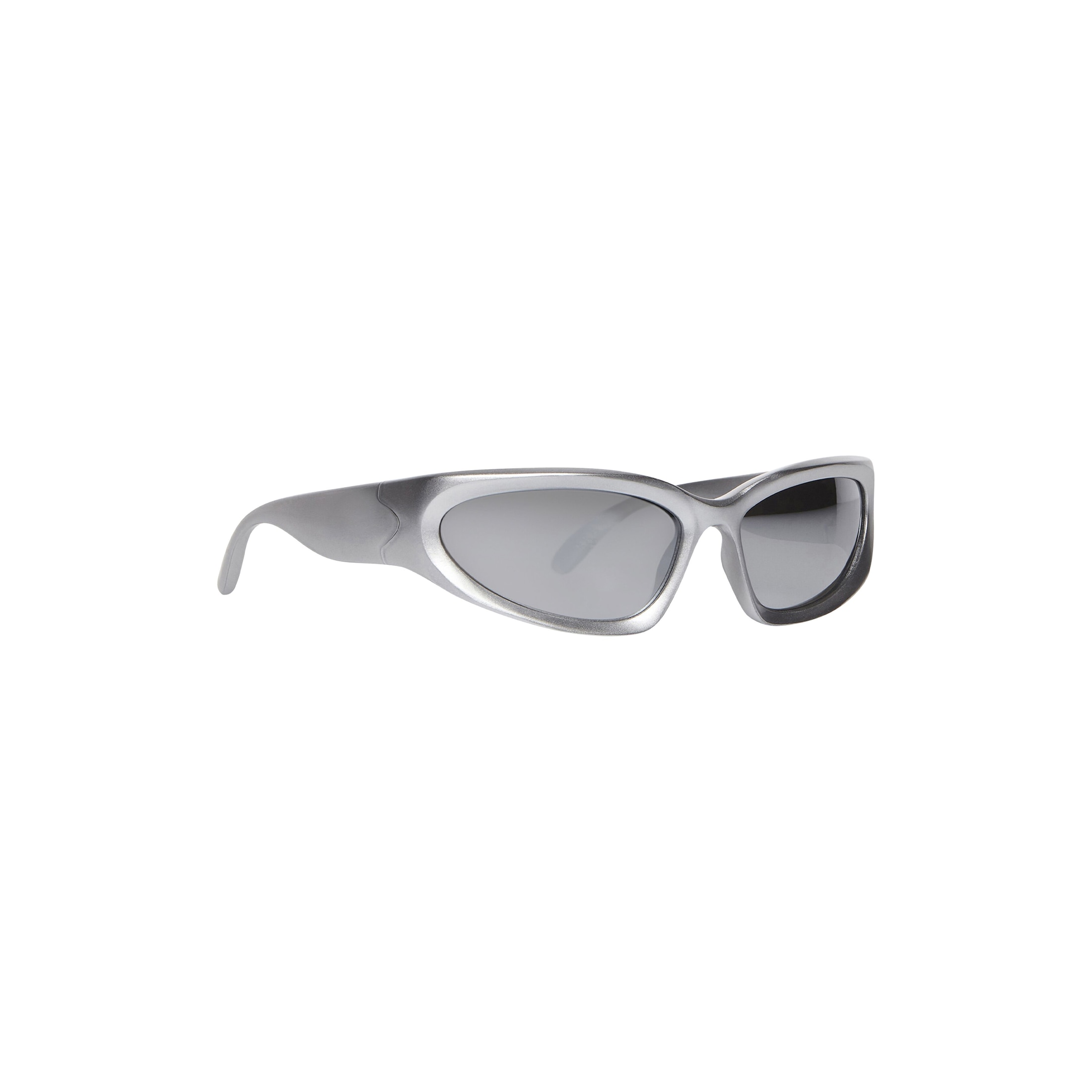 Swift Oval Sunglasses in Silver - Image 3